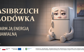 Bilbord 395x195 cm Nie bądź pozer - naprawdę stawiaj na OZE Lod&oacute;wka