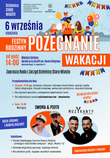 Pożegnanie wakacji w dzielnicy Stare Miasto