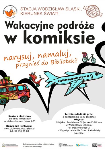 Wakacyjne podr&oacute;że w komiksie 