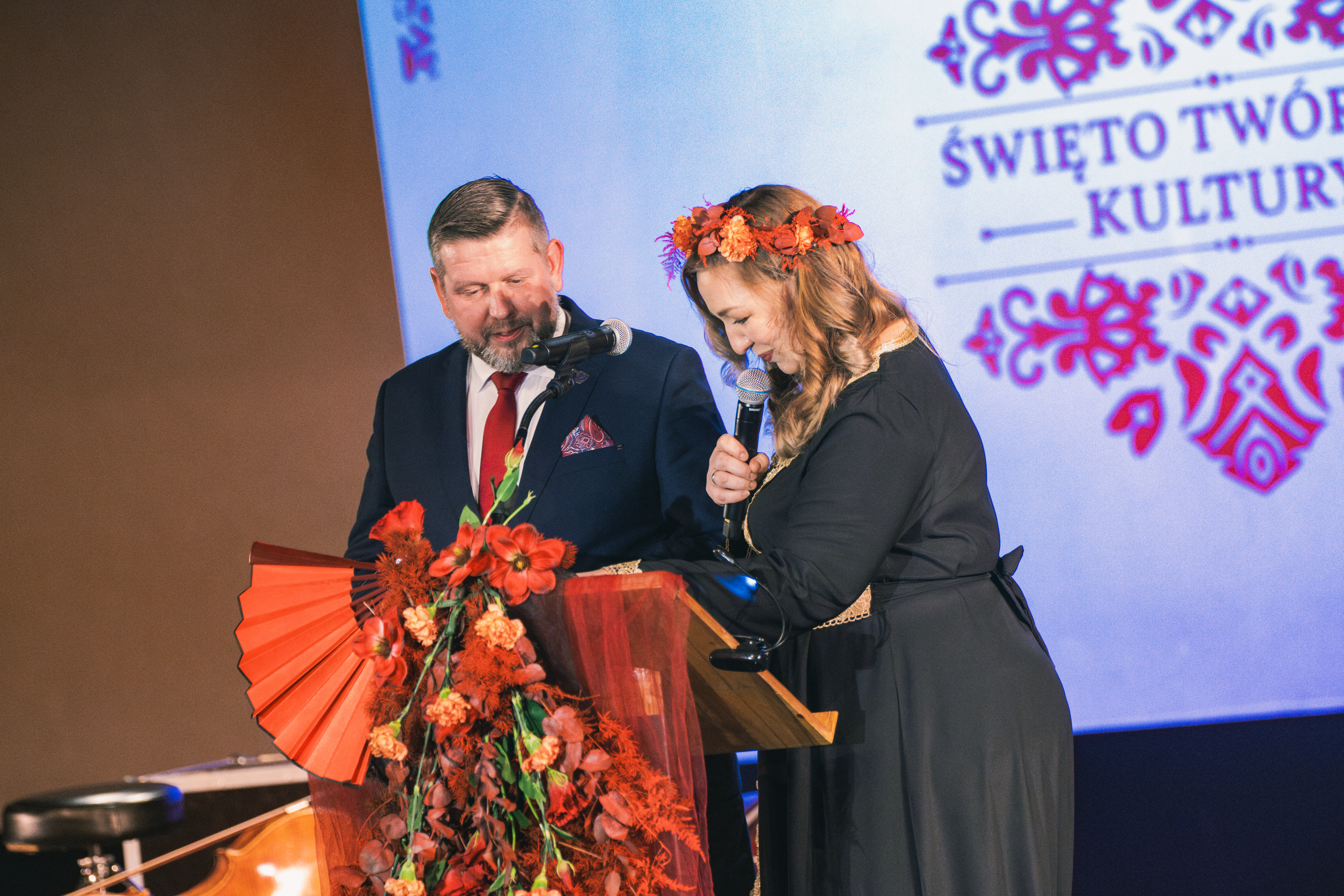 prezydent miasta Mieczysław Kieca i&nbsp;sekretarz miasta Anna Szweda-Piguła