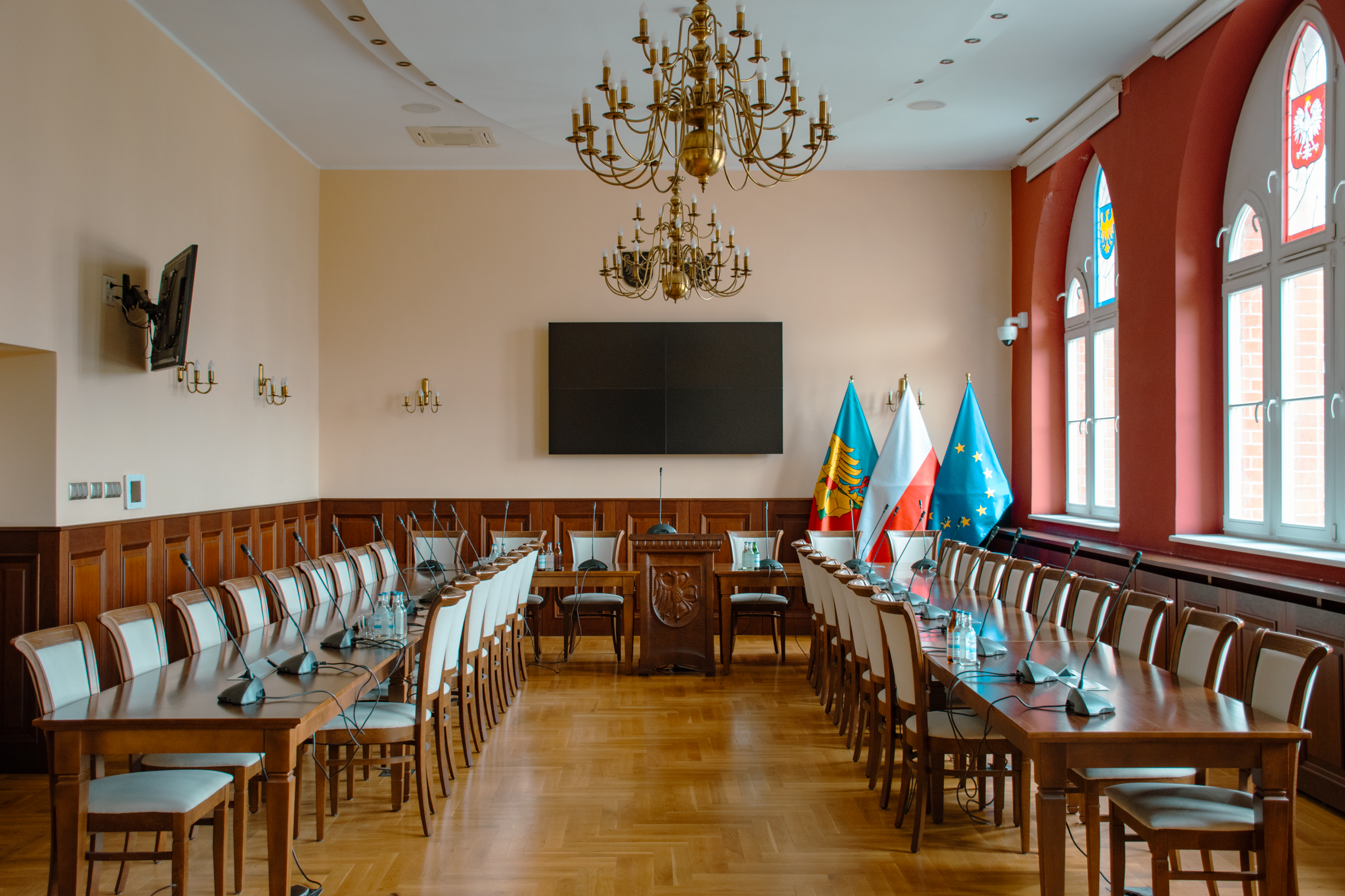 Pusta sala sesyjna