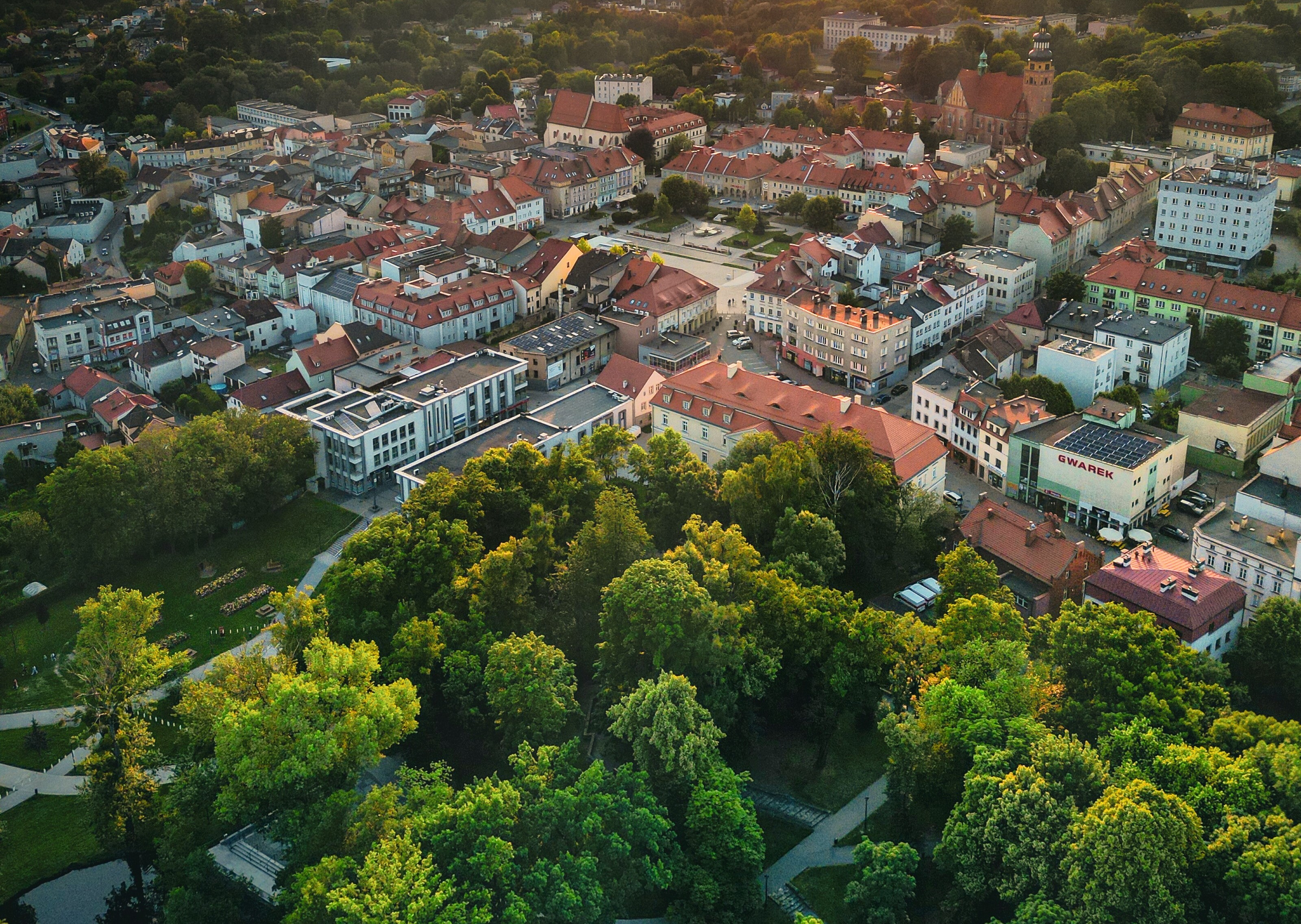 Miasto z&nbsp;lotu ptaka