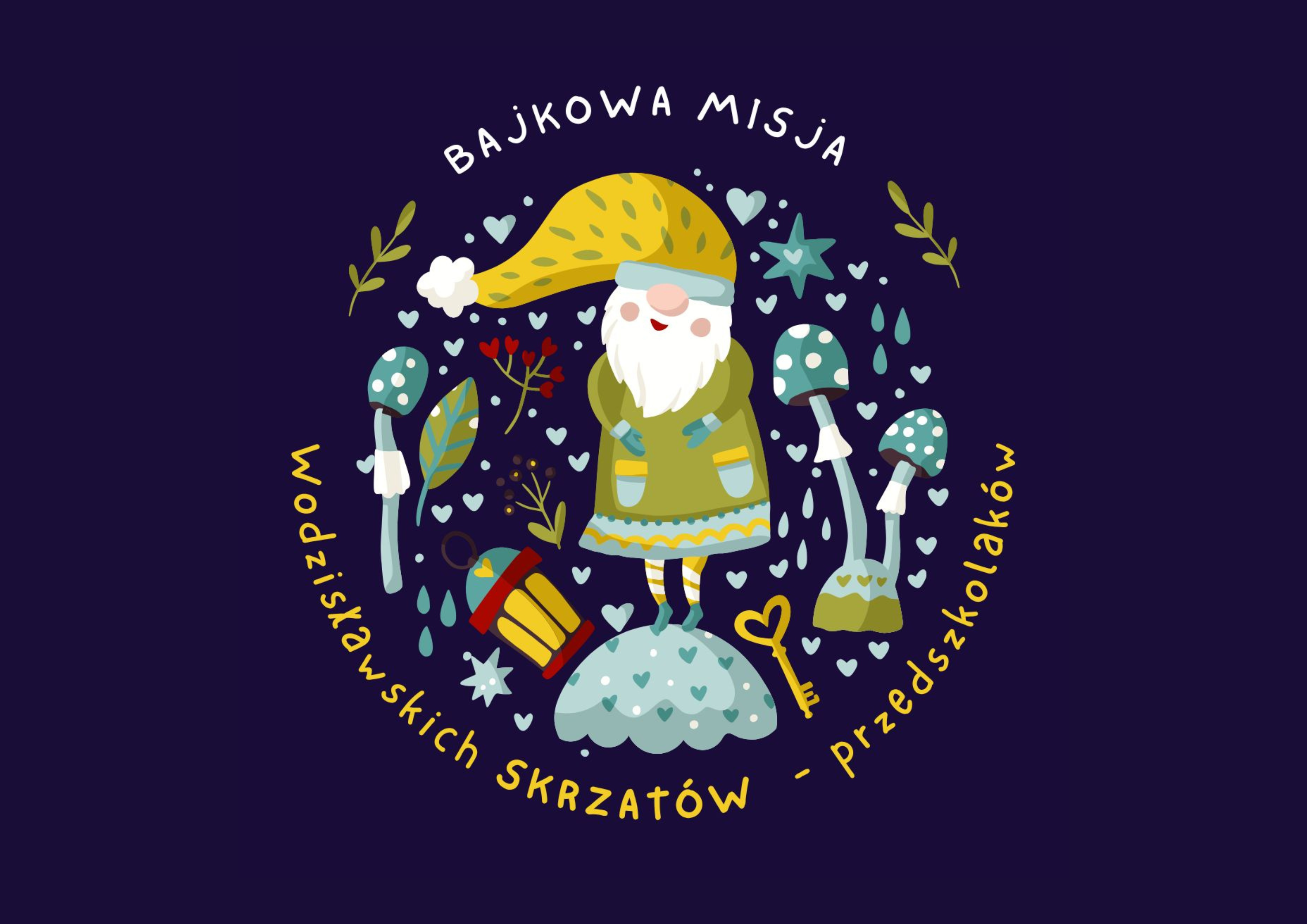 Grafika promująca Bajkową Misję Wodzisławskich Skrzat&oacute;w