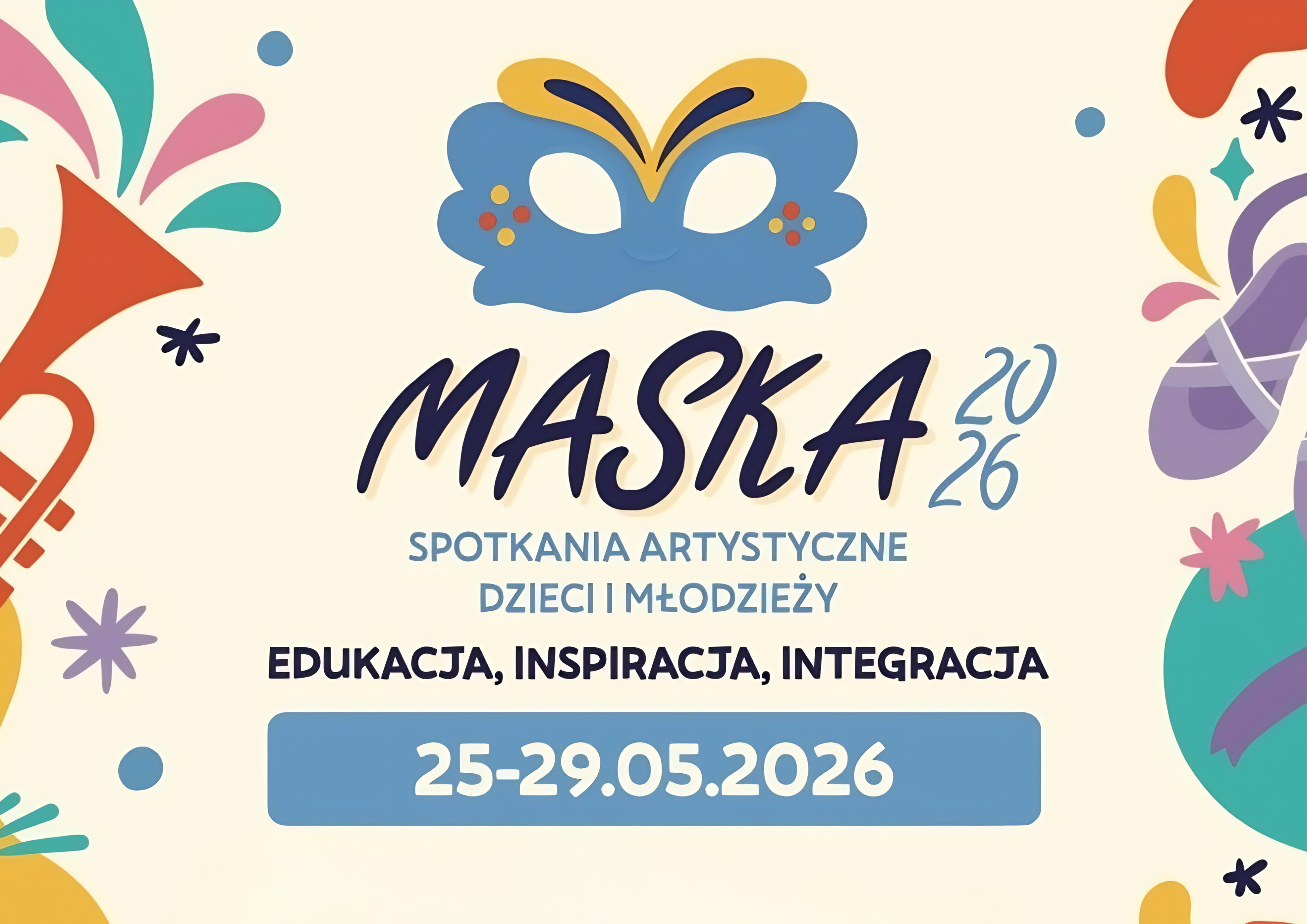 Grafika wydarzenia pn. "Maska 2026"