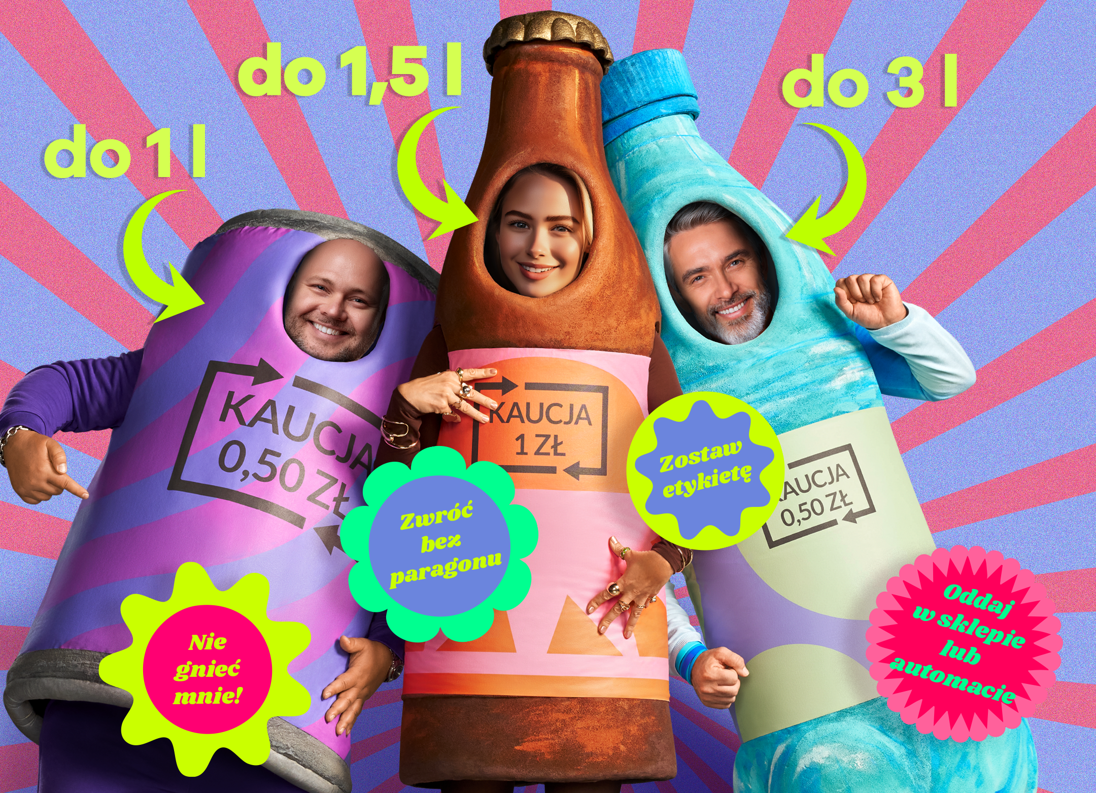 Grafika promocyjno-informacyjna o&nbsp;systemie kaucyjnym
