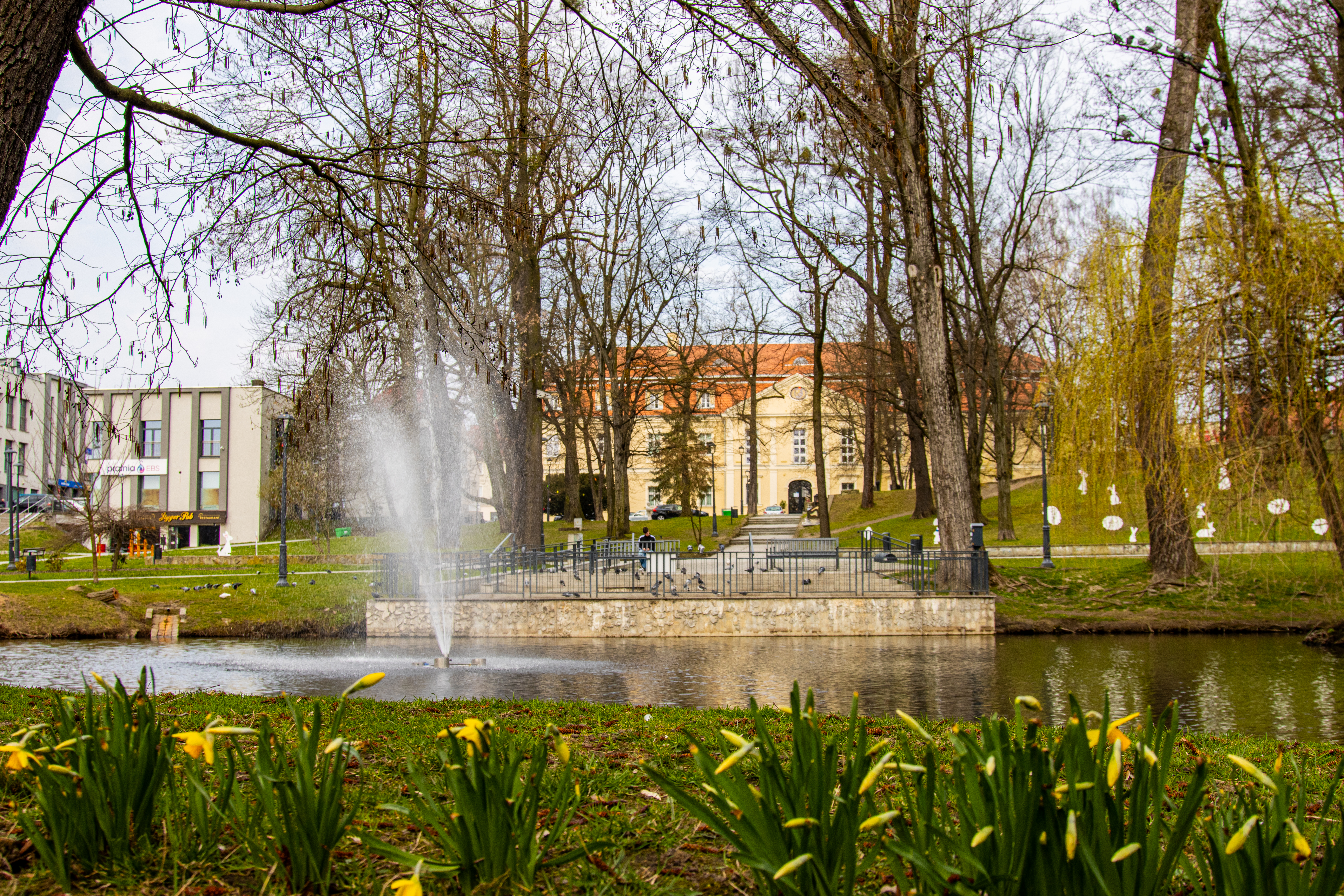 Widok na&nbsp;Pałac Dietrichstein&oacute;w od strony Parku Zamkowego