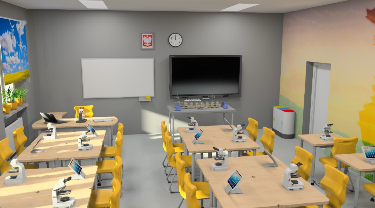 Wizualizacja Zielonej Pracownik w&nbsp;SP nr 8
