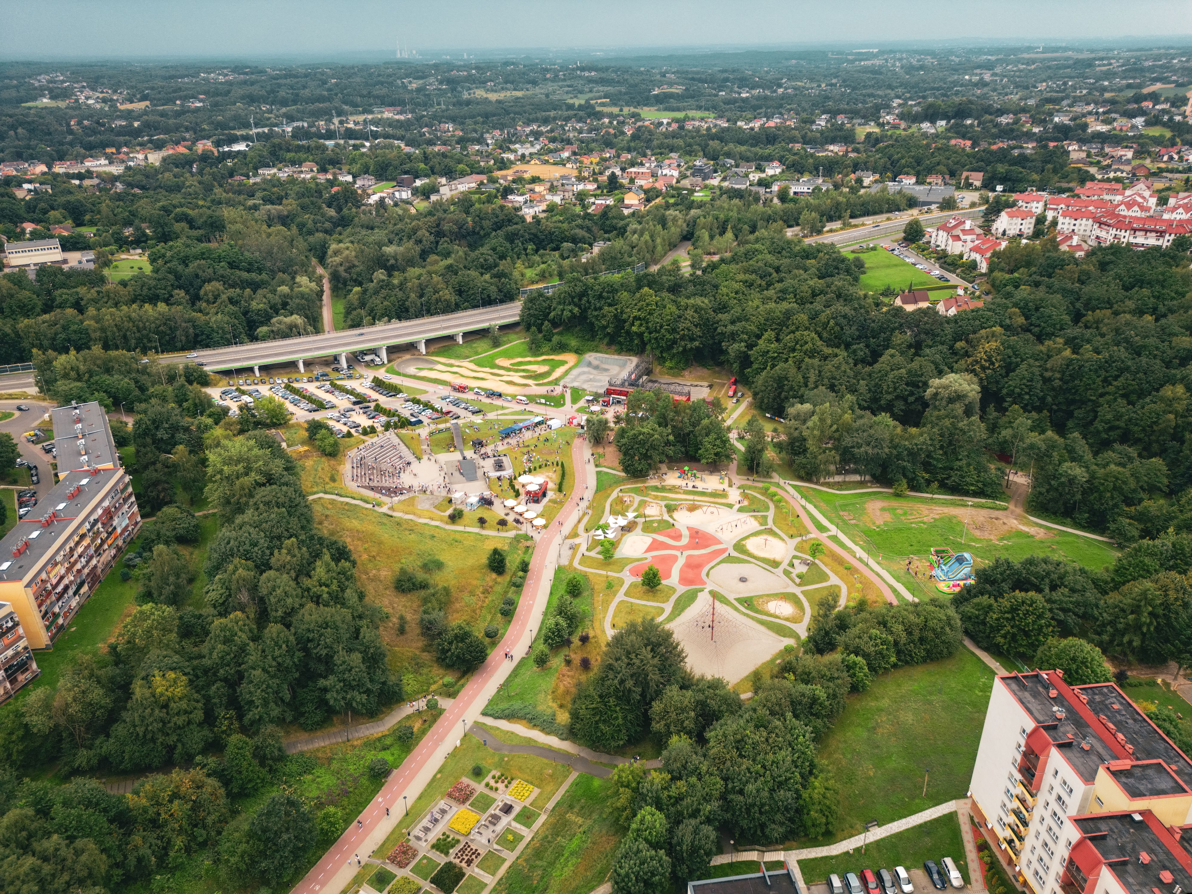 Rodzinny Park Rozrywki z&nbsp;lotu ptaka