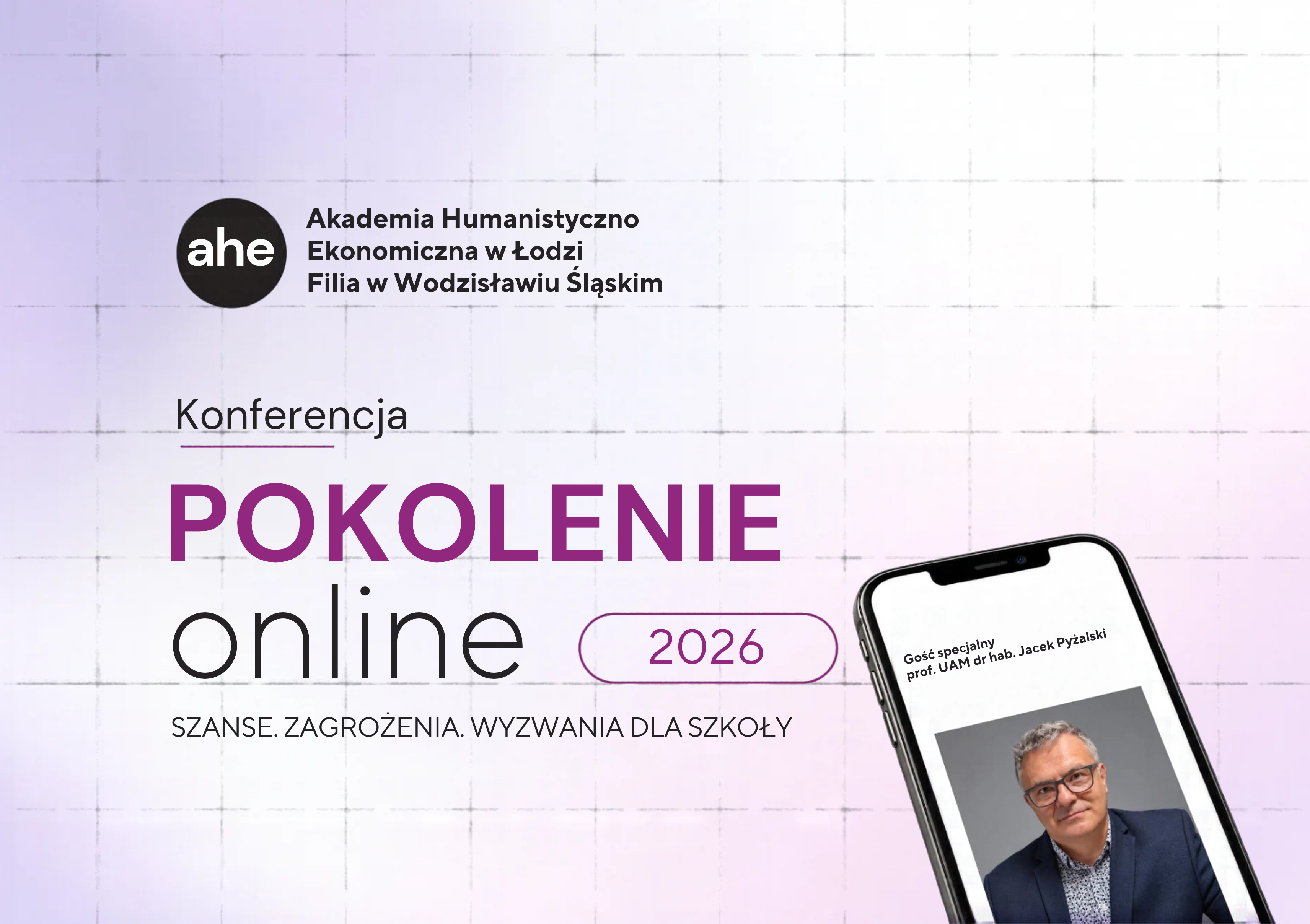 Grafika promująca konferencję AHE