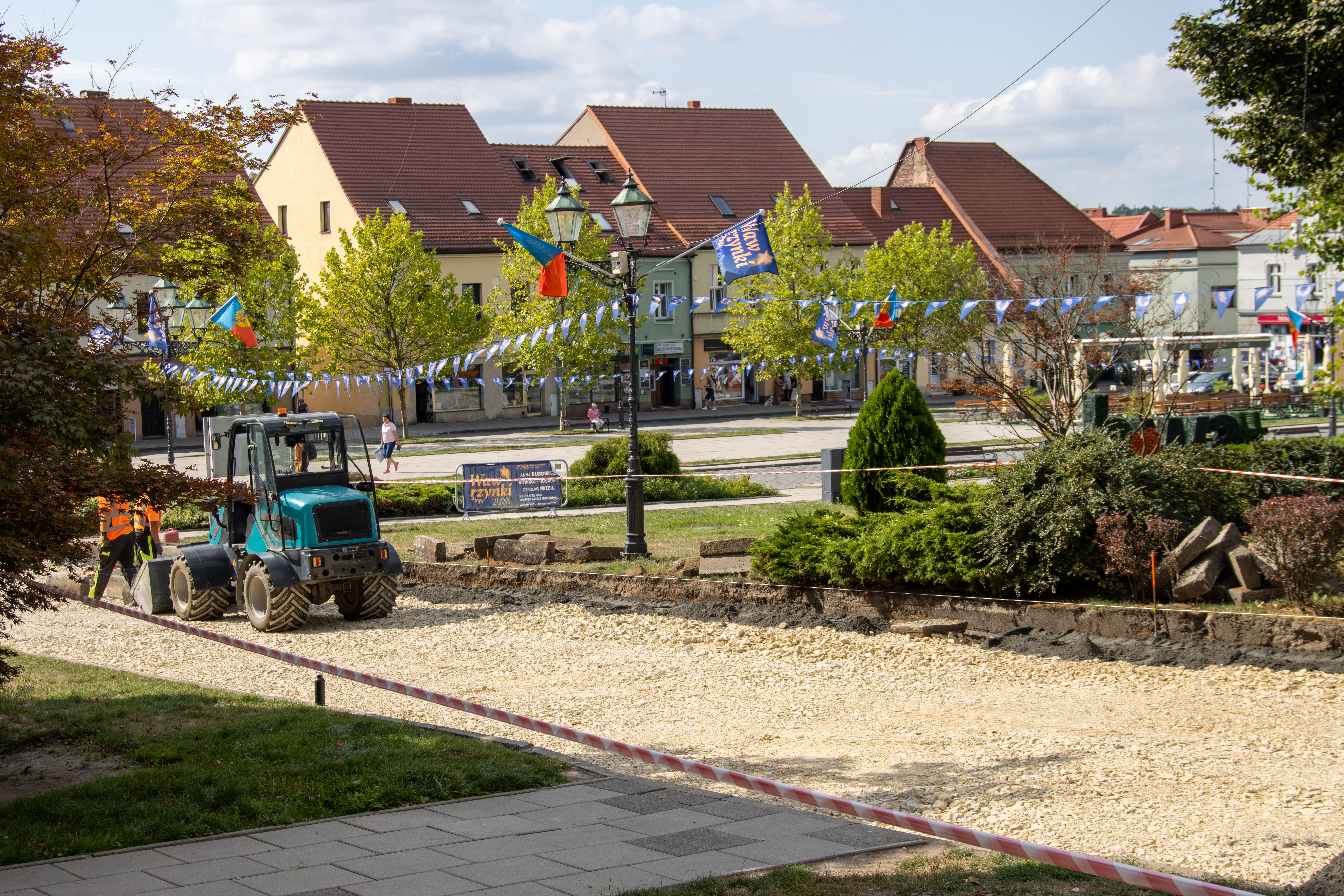 Prace na&nbsp;wodzisławskim rynku