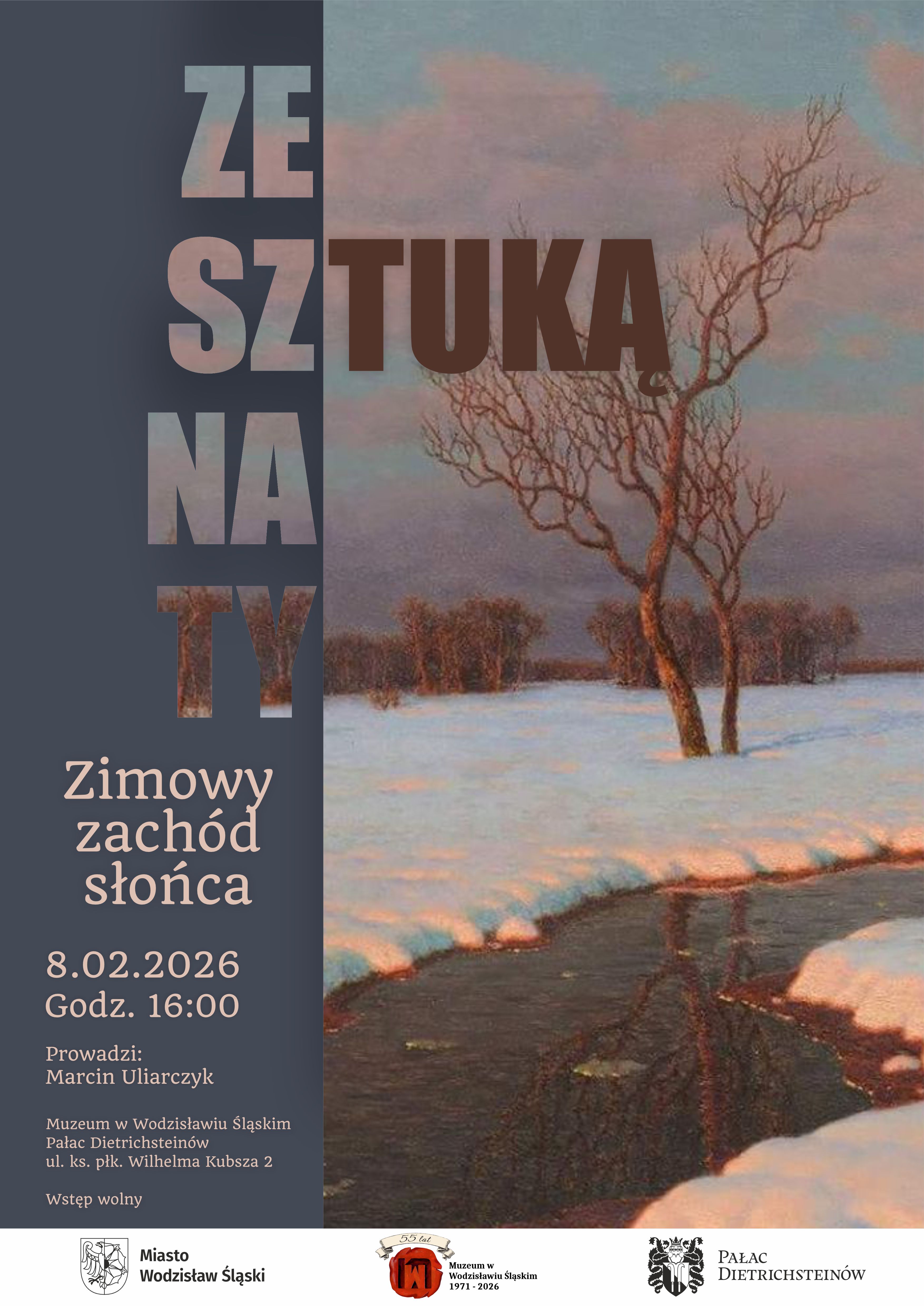 Plakat cyklu "Ze sztuką na&nbsp;ty"
