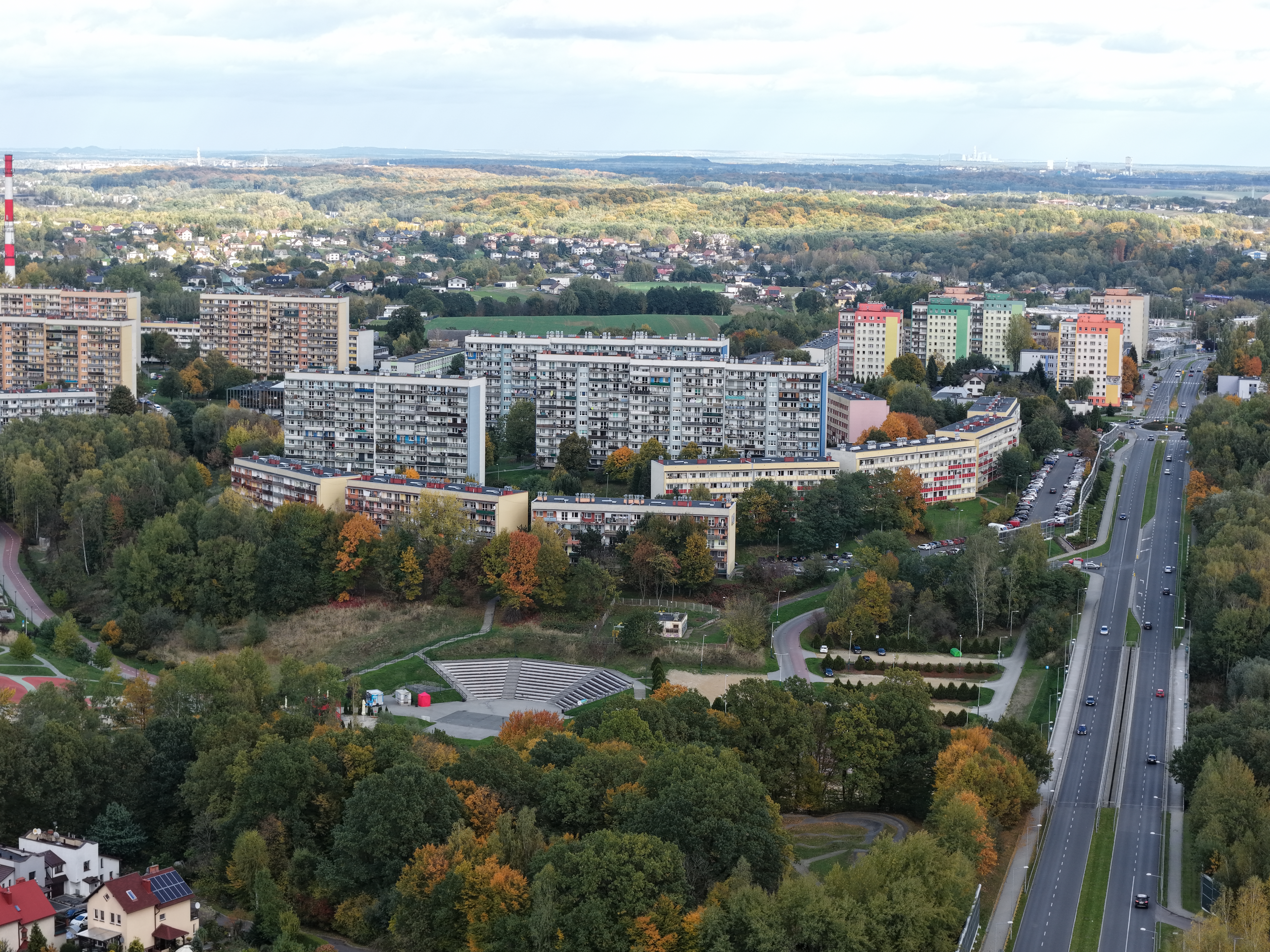 Wodzisław Śląski z&nbsp;lotu ptaka