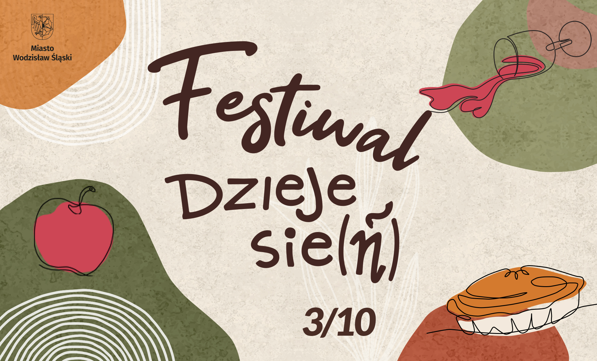 Grafika promocyjna kolejnej odsłony DzieJesie(ń) Festiwal