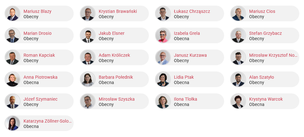 Lista obecności