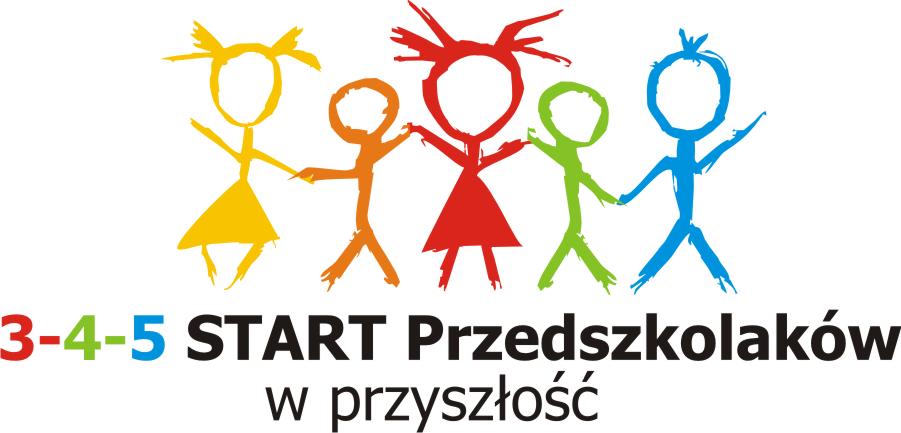 logo projektu 3-4-5 START Przedszkolaków w przyszłość