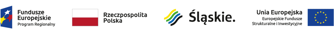 logotypy Funduszy Europejskich - Program Regionalny, Rzeczypospolitej Polskiej, Śląskie, Unii Europejskiej