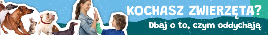 Bohaterowie kampanii z napisem Kochasz zwierzęta? Dbaj o to, czym oddychają