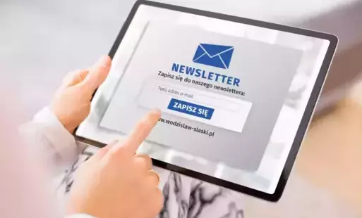 Zdjęcie do Zapisz się do miejskiego newslettera i bądź na bieżąco