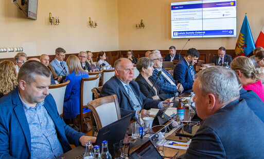 Wodzisławscy radni podczas sesji Rady Miejskiej