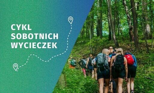 Grafika promująca Cykl Sobotnich Wycieczek