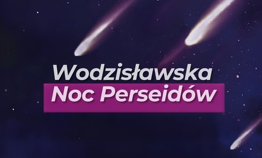 Grafika promująca Wodzisławską Noc Perseidów