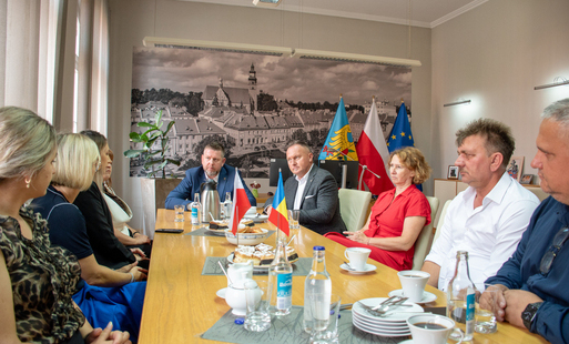 Delegacje w gabinecie prezydenta miasta Wodzisławia Śląskiego