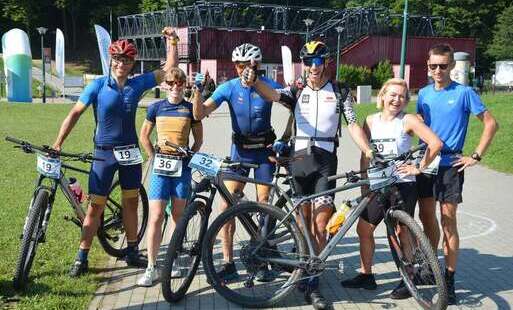 Uczestnicy 7. Wodzisławskiego Duathlonu