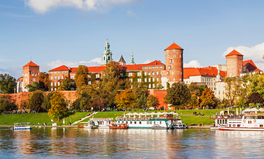 rzeka, zabytki, niebo