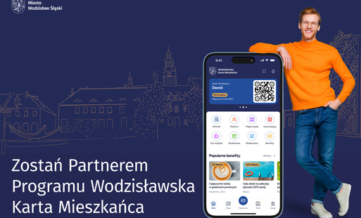 Grafika promocyjna Wodzisławskiej Karty Mieszkańca