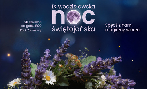 Grafika promująca IX Wodzisławska Noc Świętojańską